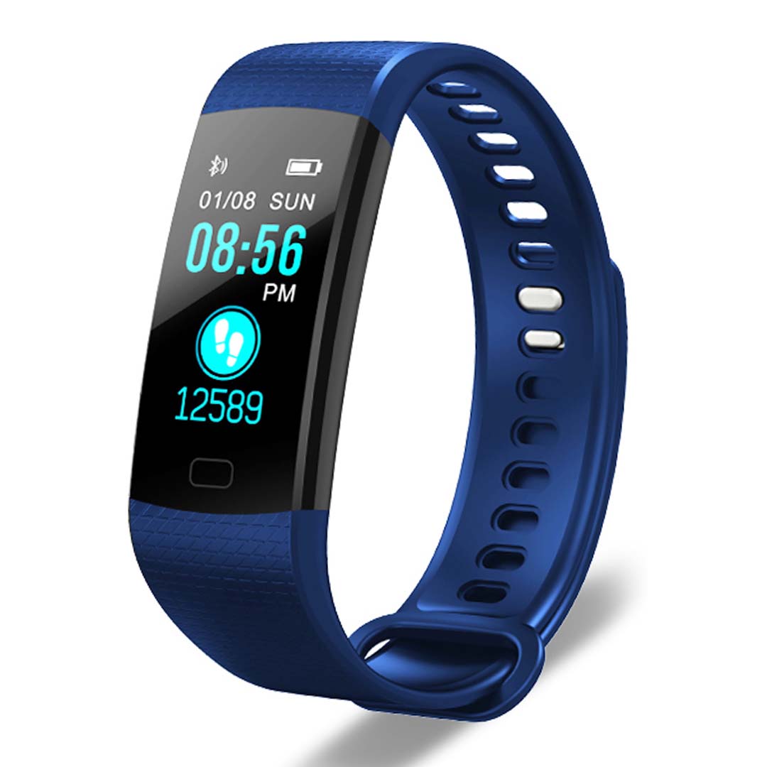 NNEAGS Sport Smart Watch Health Fitness Wrist Band Bracelet Activity Tracker Blue