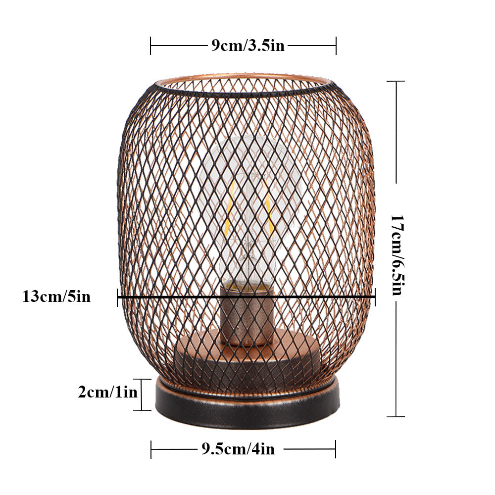 Set of 2 Battery Operated Lamp LED Table Lantern-Egg Shape