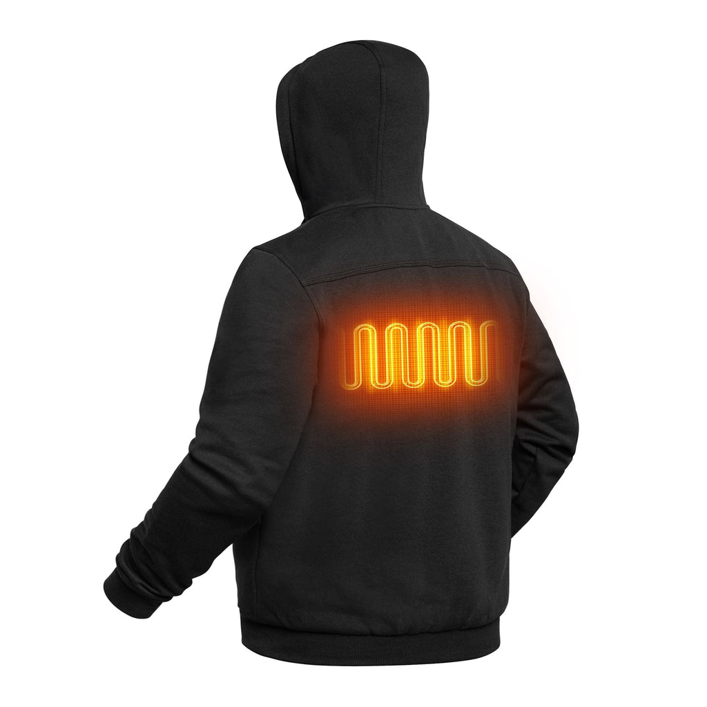 ANTARCTICA GEAR Heated Hoodie Sweater for Men with 12V 20000mAh Battery Pack