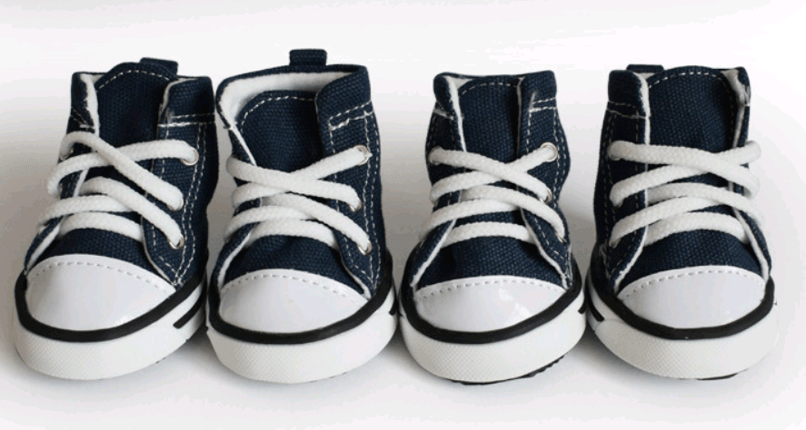 Stylish Denim Canvas Dog Shoes: Trendy, Waterproof, And Non-Slip-5