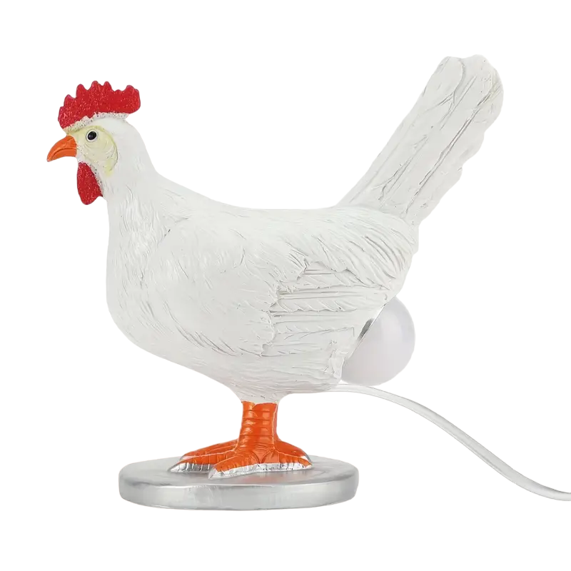 Lifelike Chicken Egg Lamp - 3D LED Night Light with USB Power-0