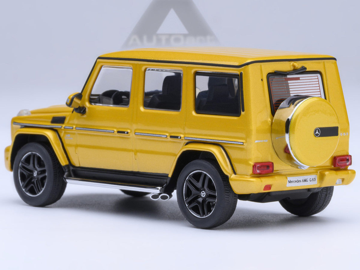 2017 Mercedes-Benz AMG G 63 Solar Beam Yellow 1/64 Diecast Model Car by Autoart-2