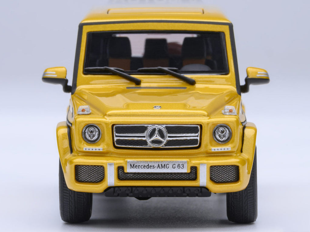 2017 Mercedes-Benz AMG G 63 Solar Beam Yellow 1/64 Diecast Model Car by Autoart-1