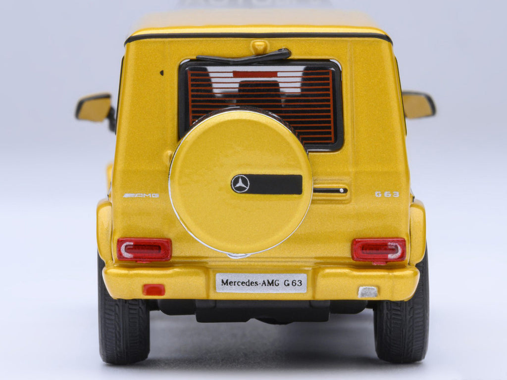 2017 Mercedes-Benz AMG G 63 Solar Beam Yellow 1/64 Diecast Model Car by Autoart-3