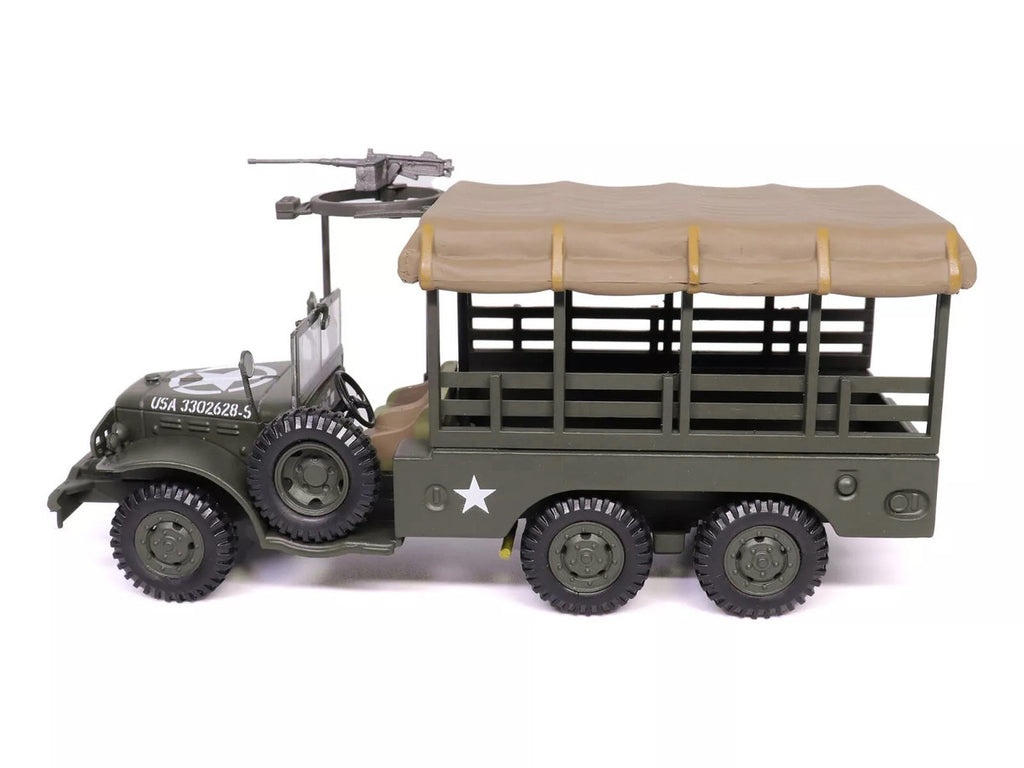 Dodge WC63 Weapons Carrier with Canvas Top Olive Drab "United States Army" 1/43 Diecast Model by Militaria Die Cast-2