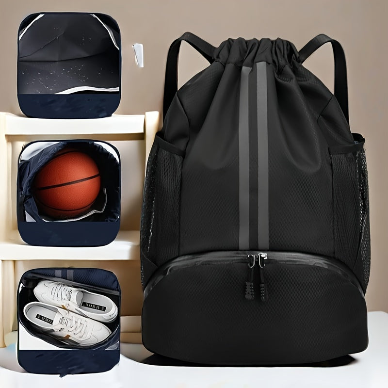 Sports Backpack with Shoe Storage & Wet Pocket-2