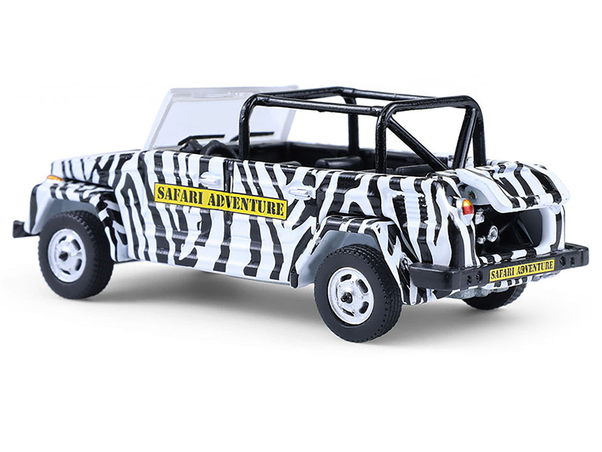 1974 Volkswagen Thing (Type 181) "Safari Adventure" Black and White Zebra Stripes "Club Vee-Dub" Series 21 1/64 Diecast Model Car by Greenlight