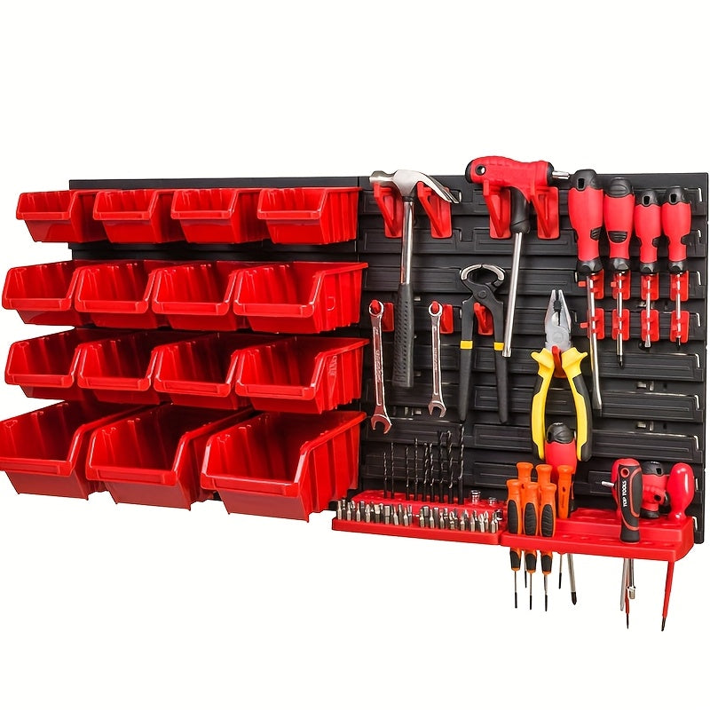 Tool Organizer Rack with Wrench & Drill Storage (39pcs)-4