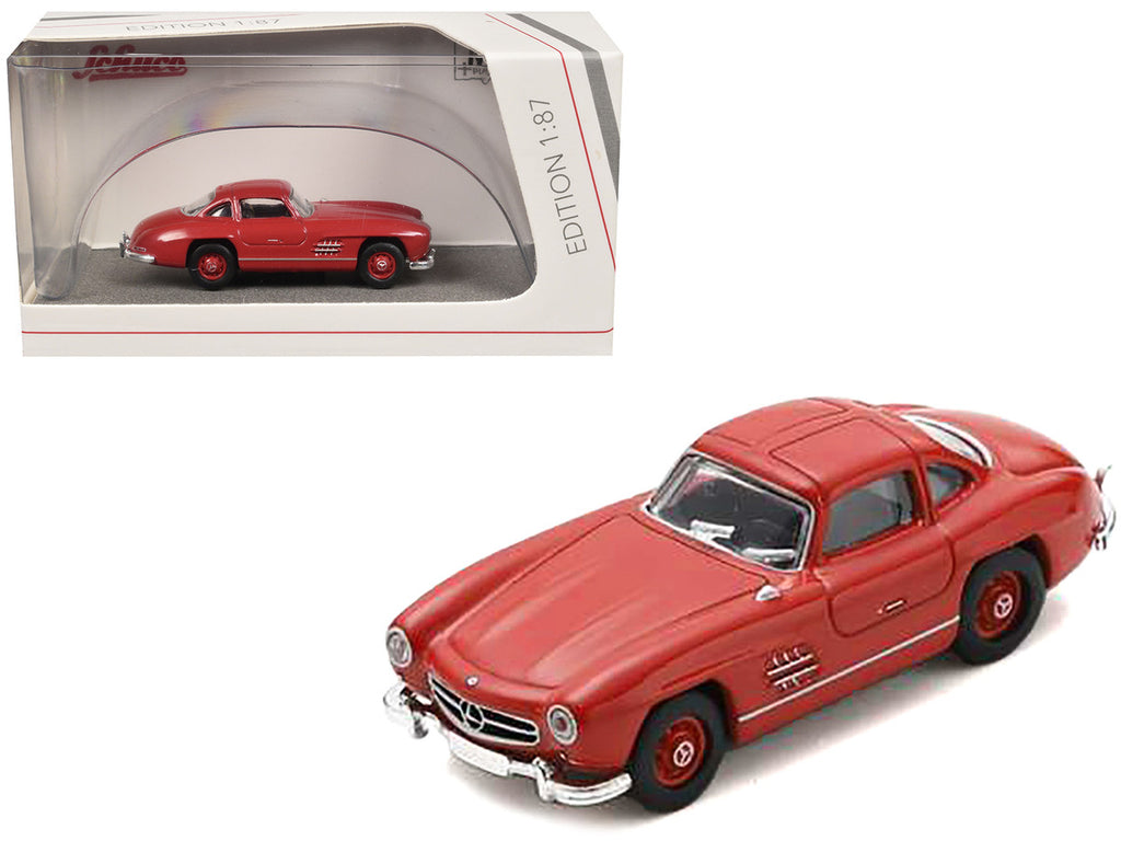 Mercedes-Benz 300 SL Gullwing Coupe Red 1/87 (HO) Diecast Model Car by Schuco-2