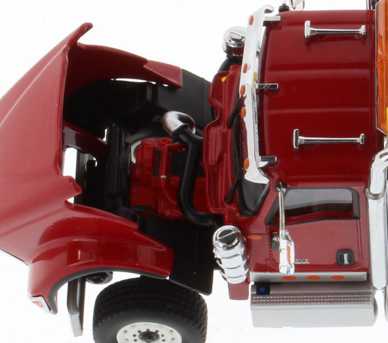 International HX520 Day Cab Tandem Tractor Red 1/50 Diecast Model by Diecast Masters