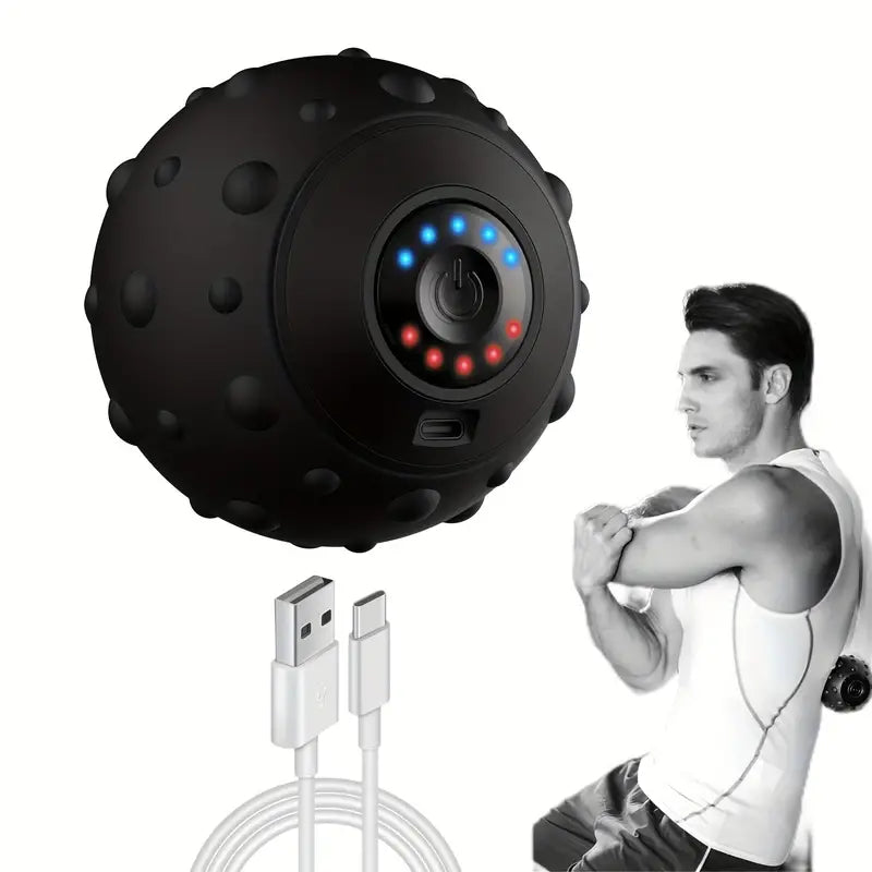 5-Speed High Intensity Rechargeable Vibration Massage Ball-1