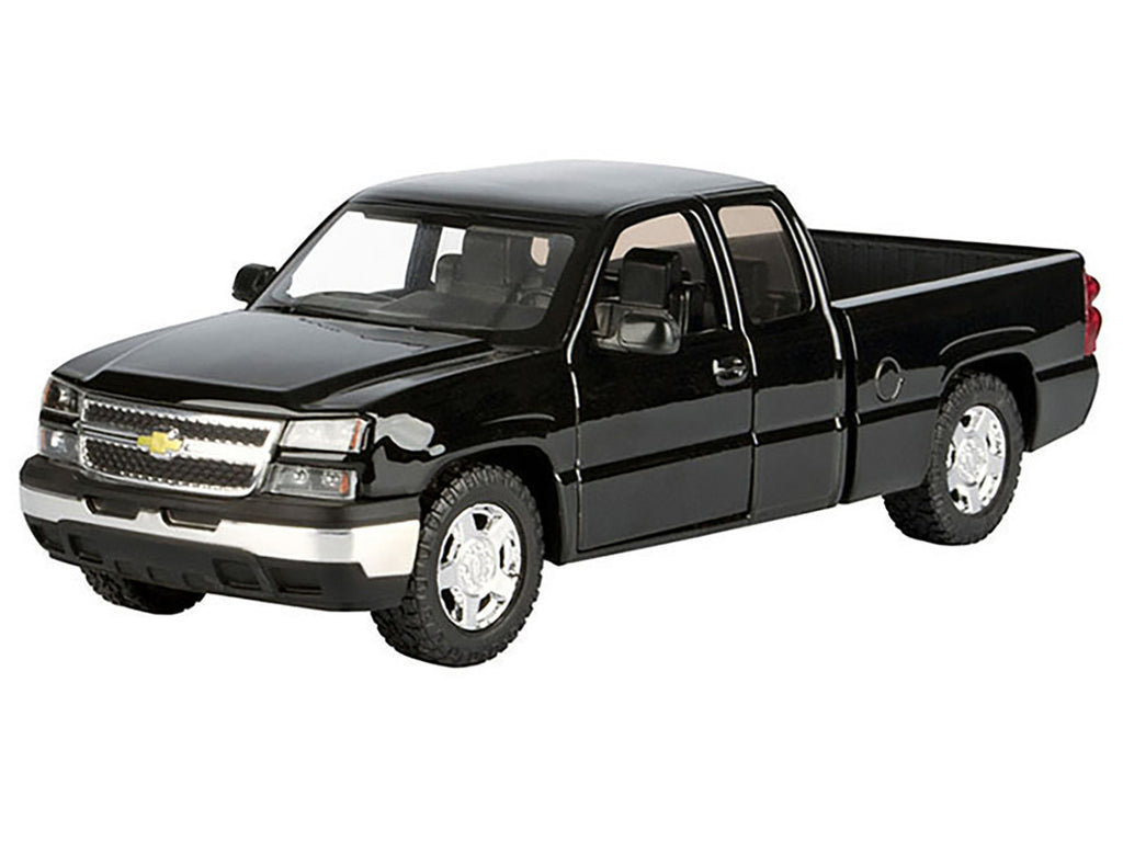 2006 Chevrolet Silverado 1500 Pickup Truck Black "Die-Cast Collection" Series 1/25 Diecast Model Car by Motormax