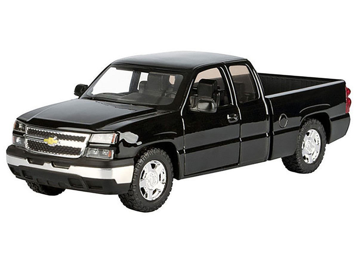 2006 Chevrolet Silverado 1500 Pickup Truck Black "Die-Cast Collection" Series 1/25 Diecast Model Car by Motormax