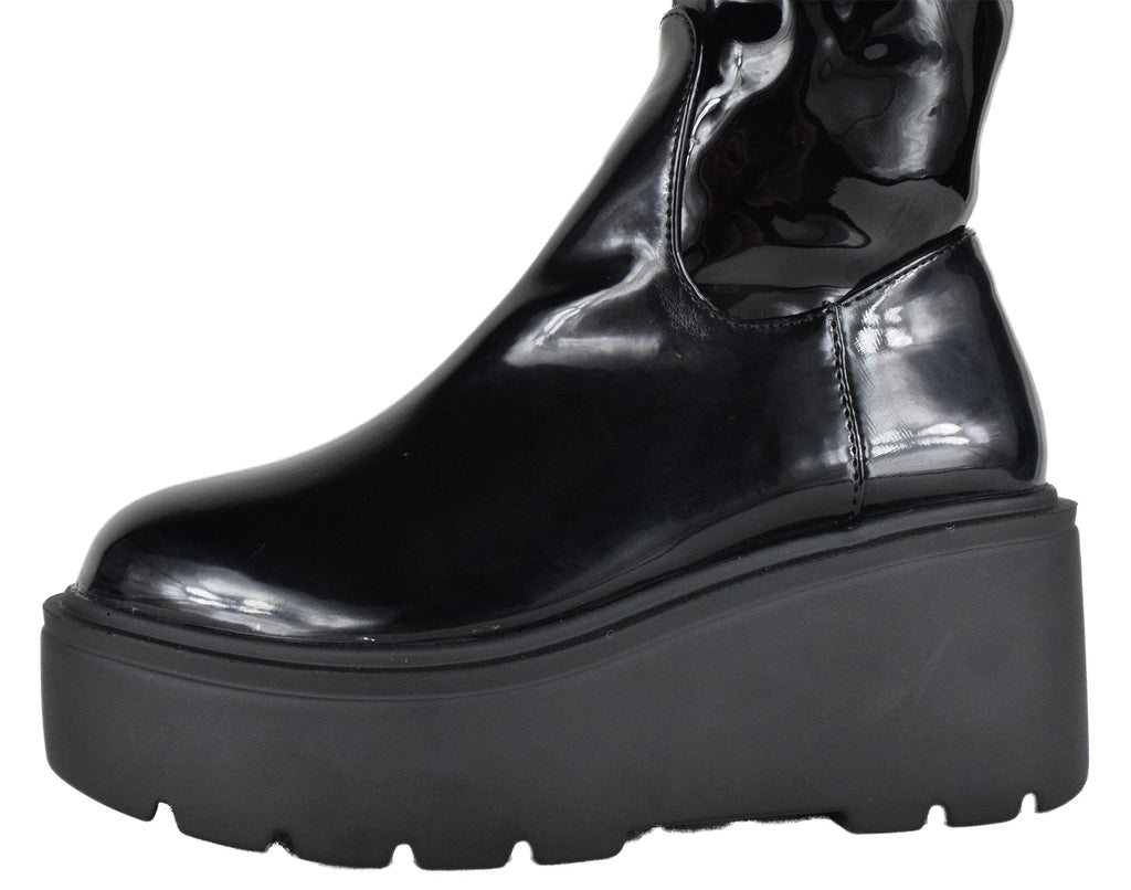 JAZZ-8 Black Patent TOP MODA