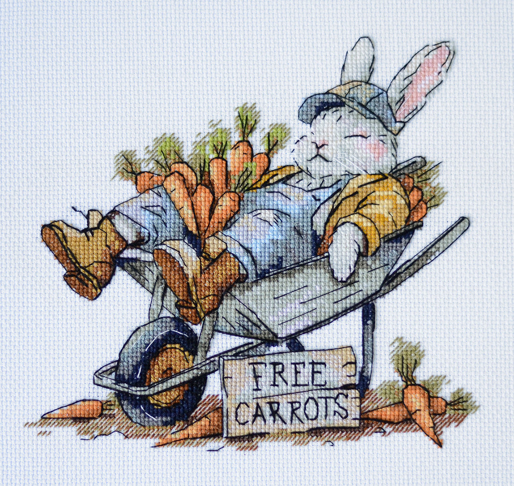 Cross-stitch kit - Free carrots AH-288-0