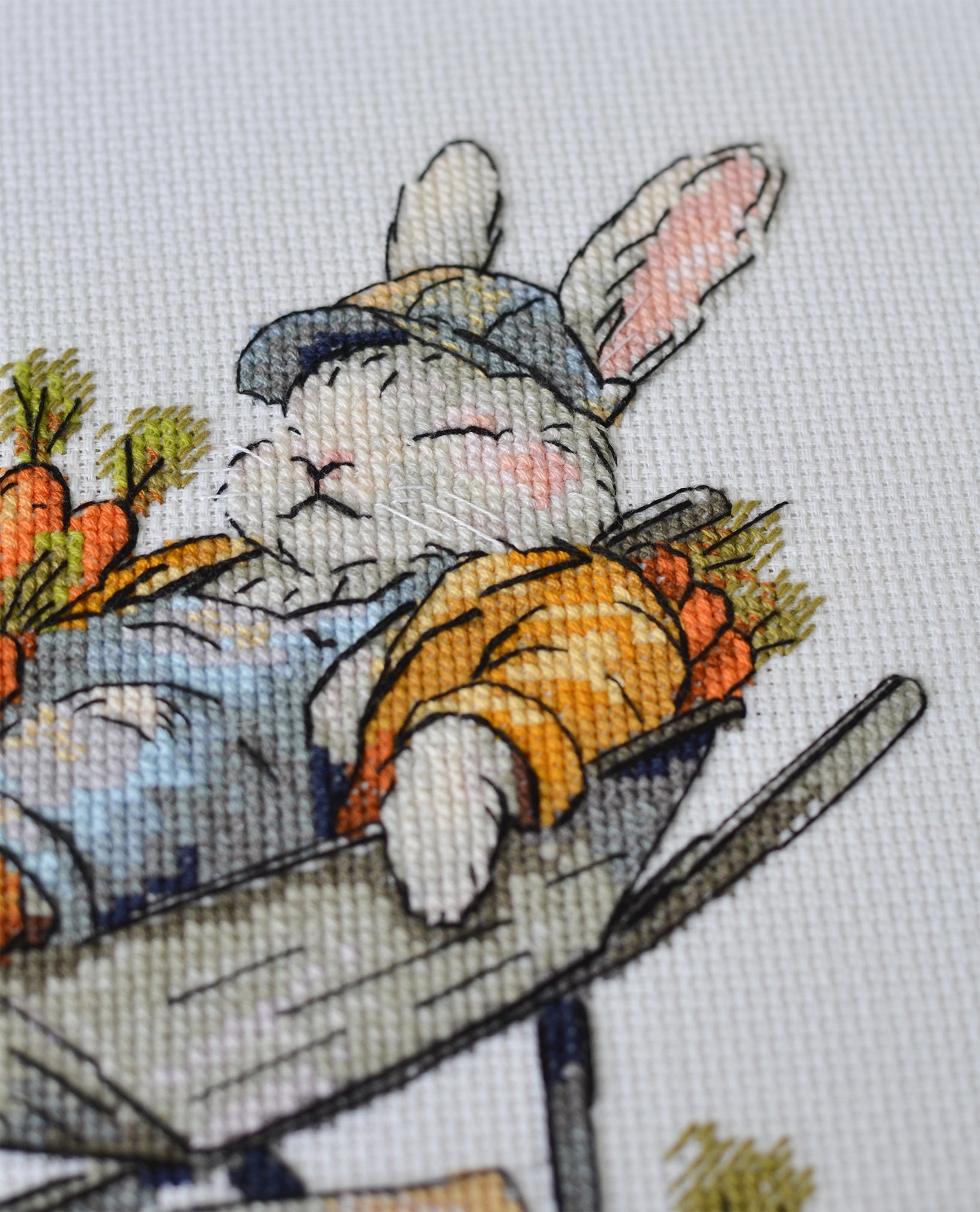 Cross-stitch kit - Free carrots AH-288-1