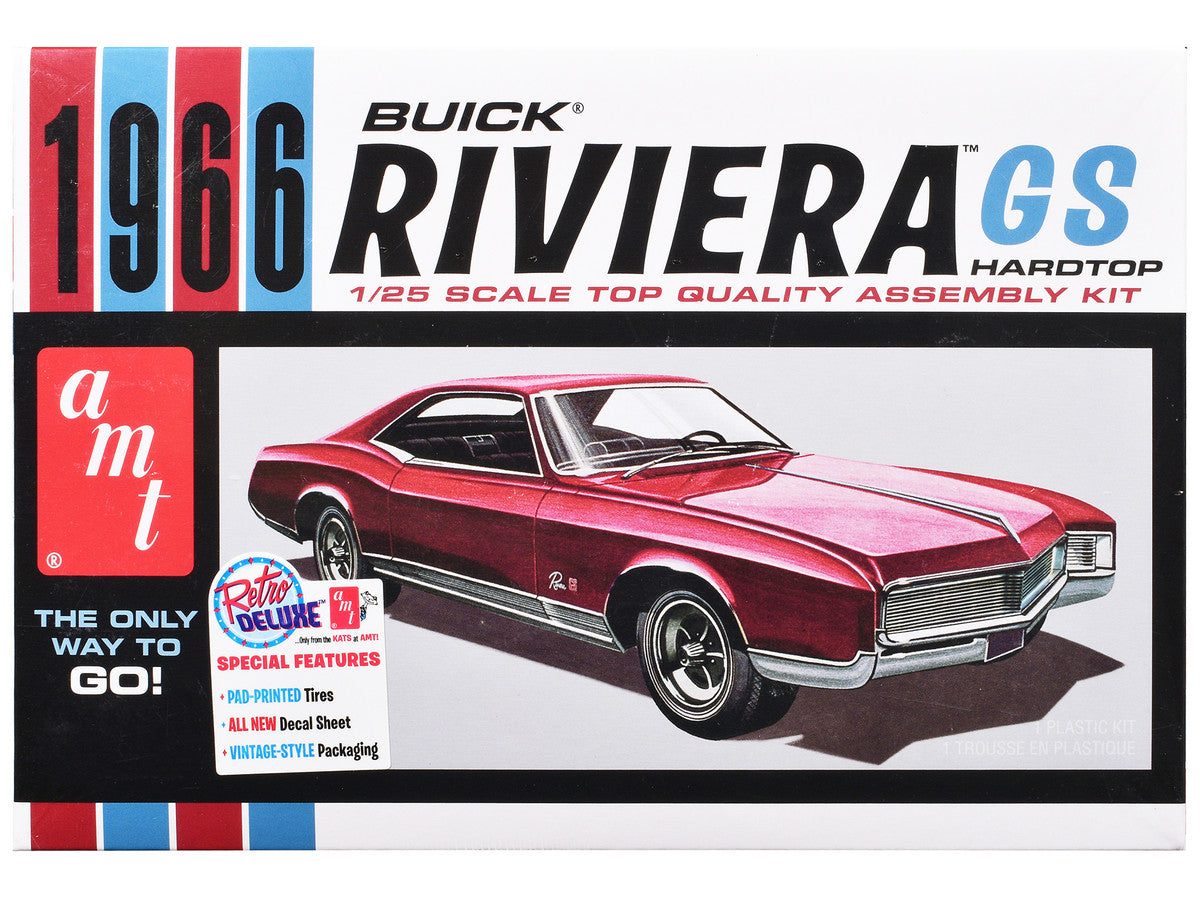 Skill 2 Model Kit 1966 Buick Riviera GS 1/25 Scale Model by AMT-3