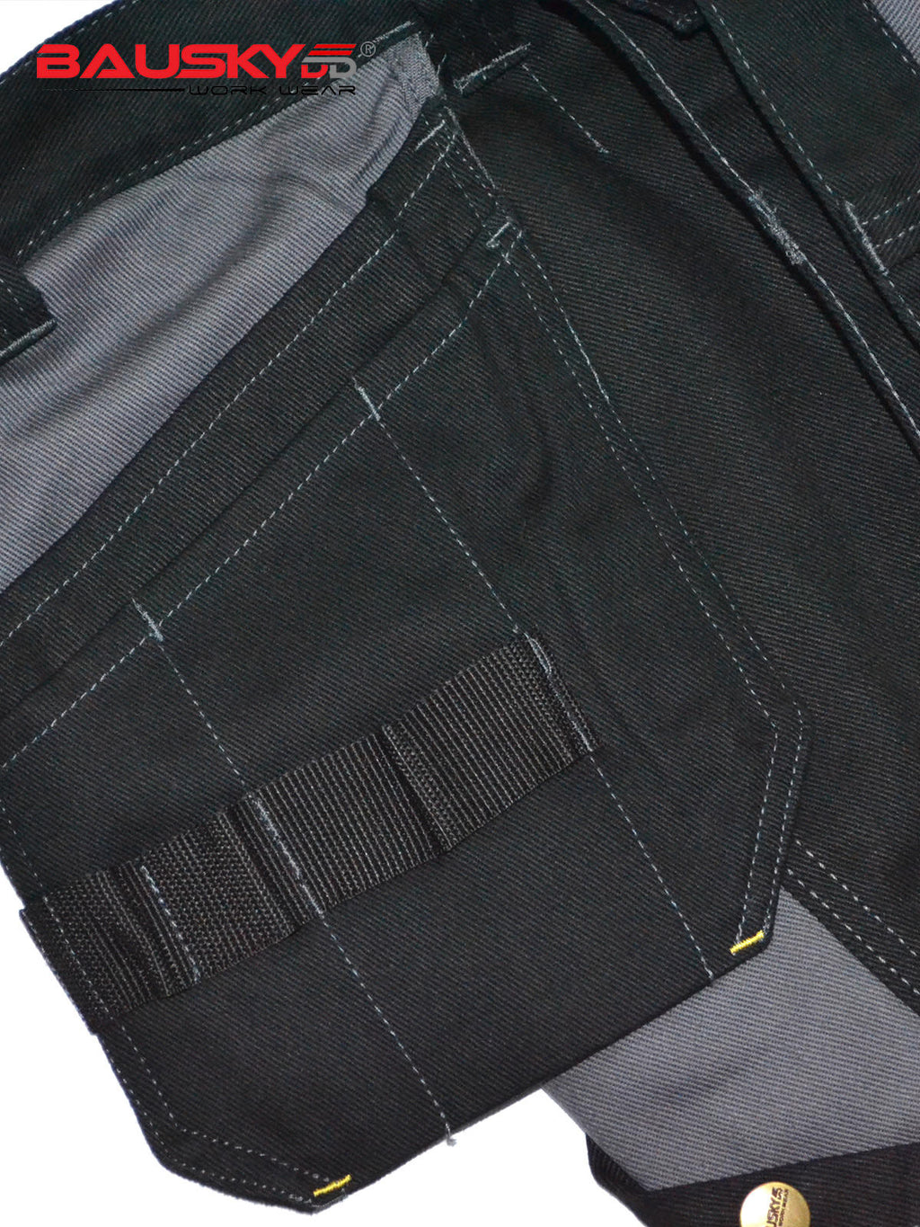 100% Cotton Cargo Pants with Detachable Knee Reinforcement Pockets [B125]