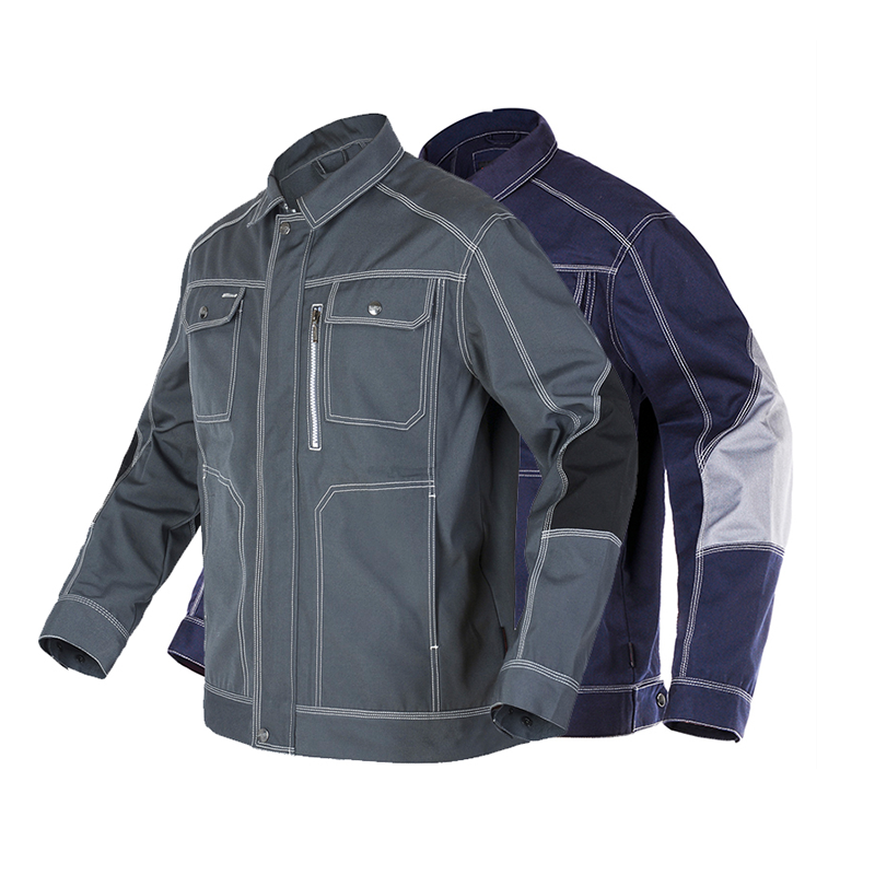 Work Jacket – Durable Cargo Style with Utility Pockets & Zip Chest Pocket– Bauskydd [B212]