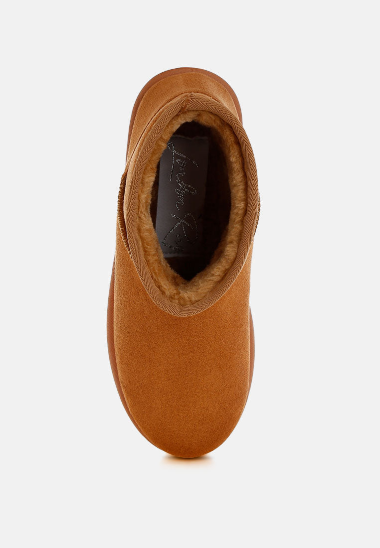 Derta Soft Microfiber Snow Boots