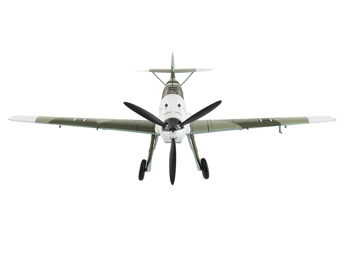 Messerschmitt Bf 109E-3 Fighter Aircraft "Yellow 15 Karl Wolff III/JG 52 France" (1940) German Luftwaffe "Air Power Series" 1/48 Diecast Model by Hobby Master-0