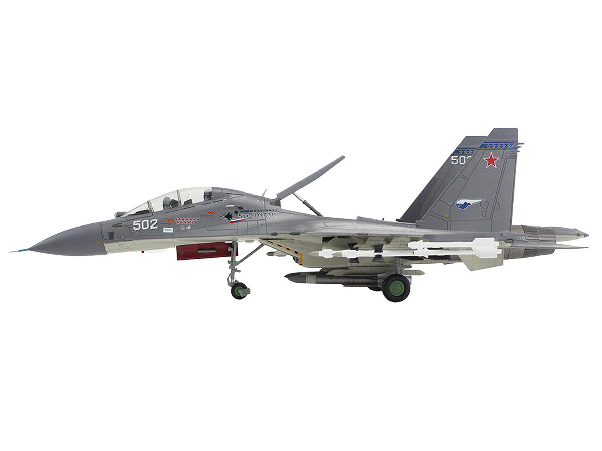 Sukhoi Su-30Mk Flanker Fighter Aircraft "502" (2011) Russian Air Force "Air Power Series" 1/72 Diecast Model by Hobby Master-1