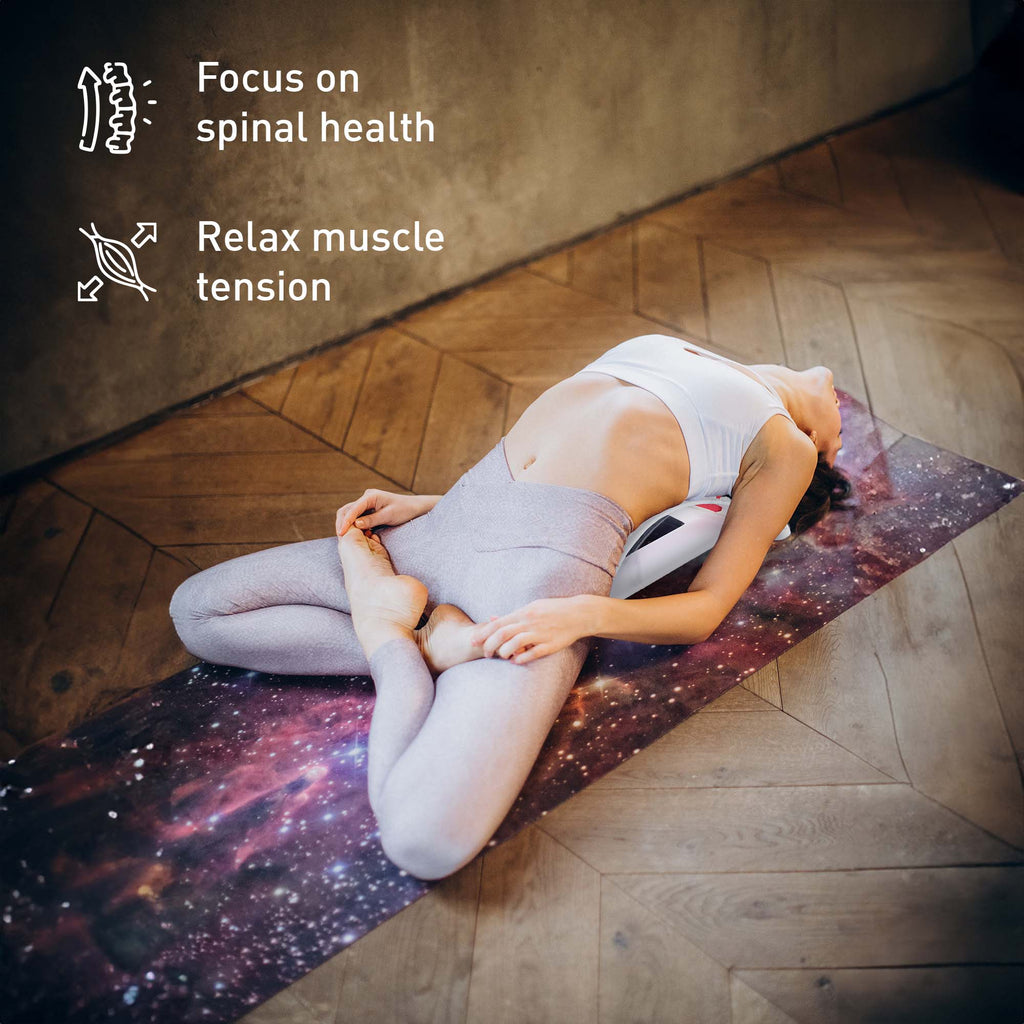 Pursonic Total Body Relaxation Bundle: Handheld Electric Sport Massager + Back Stretching Device