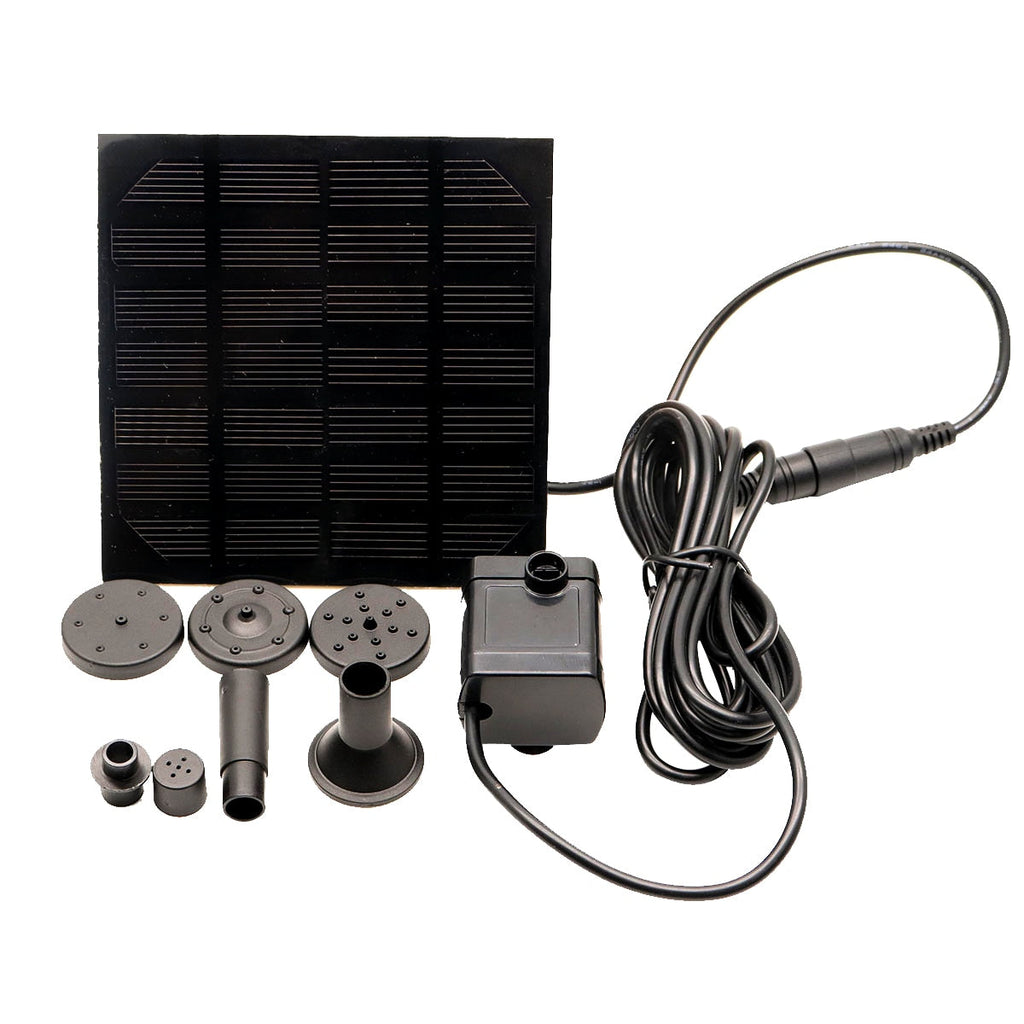 Solar Panel Powered Water Fountain-2