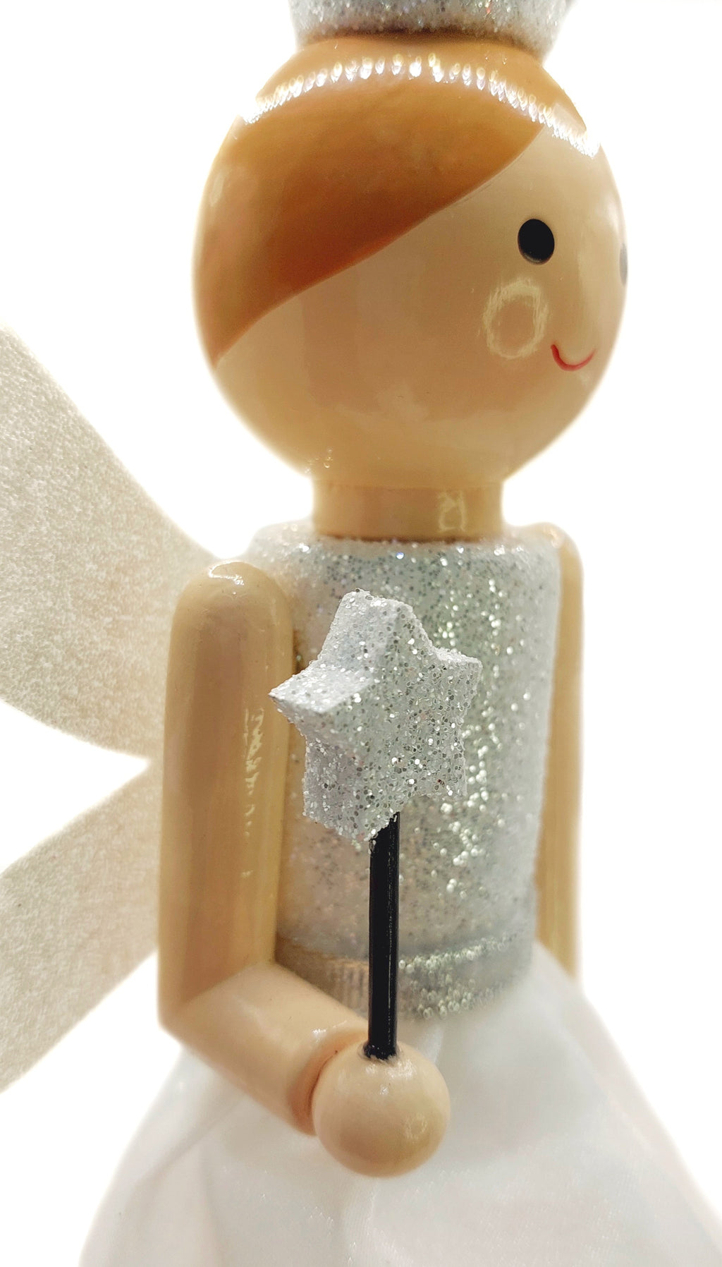 Glittering Fairy Nutcracker Princess Wizardi F07M6-2 White-2