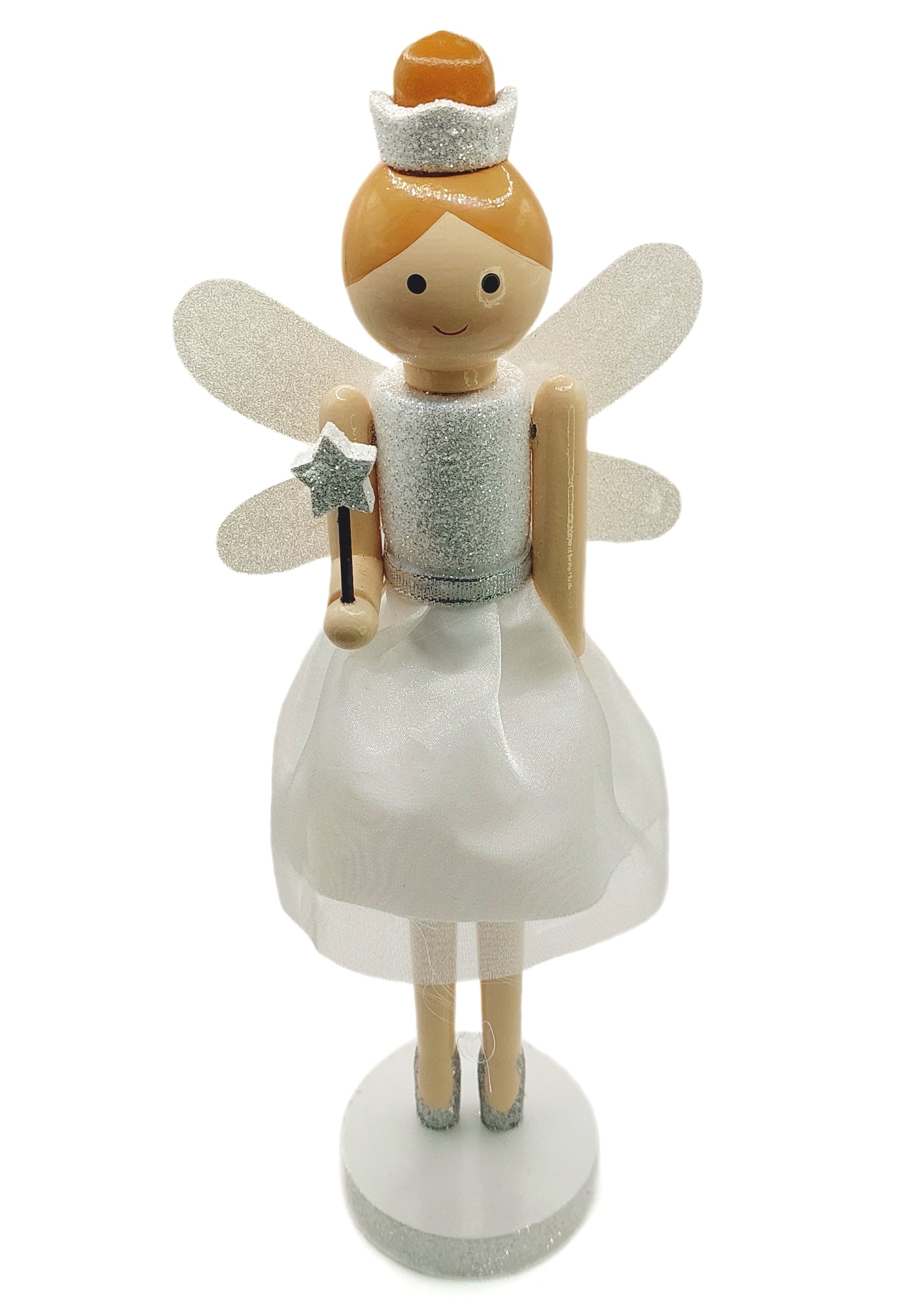 Glittering Fairy Nutcracker Princess Wizardi F07M6-2 White-0