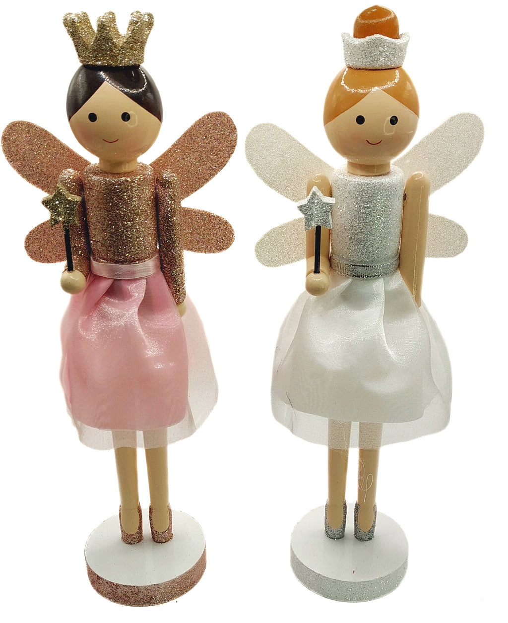 Glittering Fairy Nutcracker Princess Wizardi F07M6-2 White-4