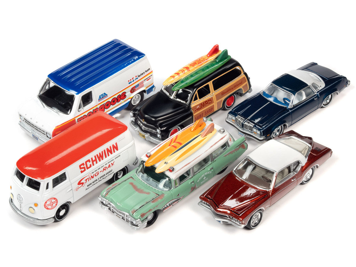 Johnny Lightning "2-Packs" 2023 Set A of 6 pieces Release 2 1/64 Diecast Model Cars by Johnny Lightning-1