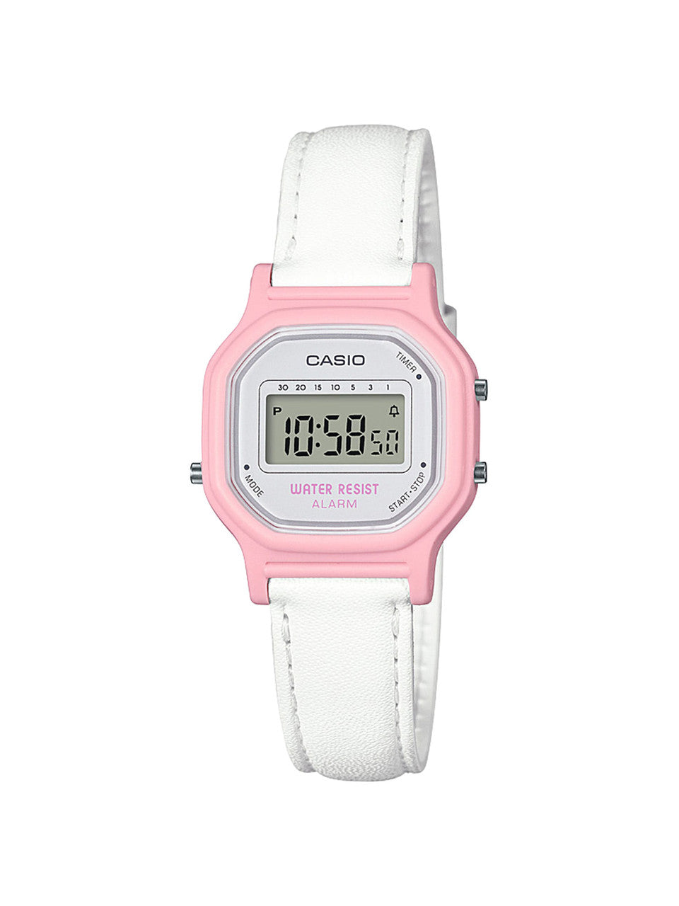 Casio Women's 'Classic' Quartz Resin Casual Watch, Color White (Model: LA-11WL-4ACF)