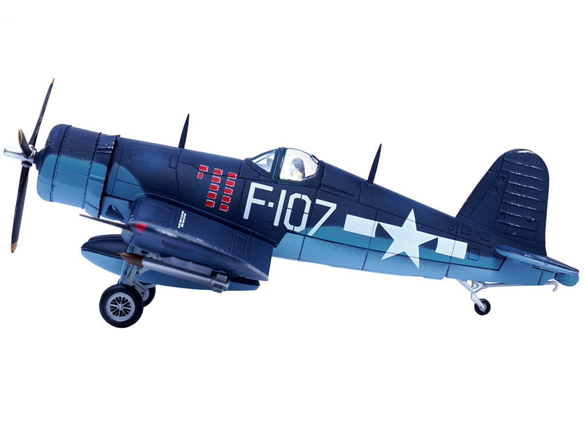 Vought F4U-1D Corsair Fighter Plane "1st Lt. Phillip DeLong Marine Fighter Squadron (VMF-224)" (1945) 1/72 Diecast Airplane Model by Legion