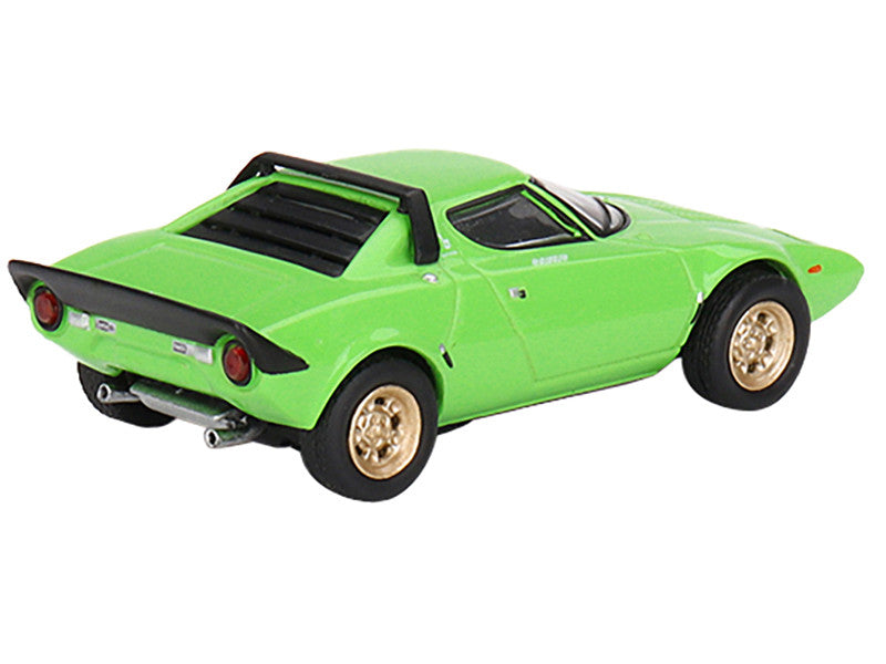 Lancia Stratos HF Stradale Verde Chiaro Green Limited Edition to 1200 pieces Worldwide 1/64 Diecast Model Car by Mini GT-2