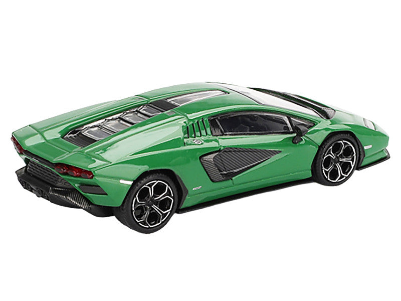 Lamborghini Countach LPI 800-4 Verde Medio Green Limited Edition 1/64 Diecast Model Car by Mini GT