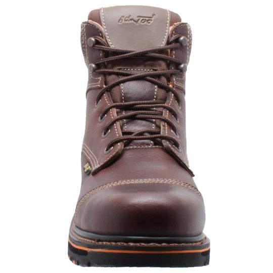 Men's 6" Comfort Work Boot Dark Brown Leather Boots