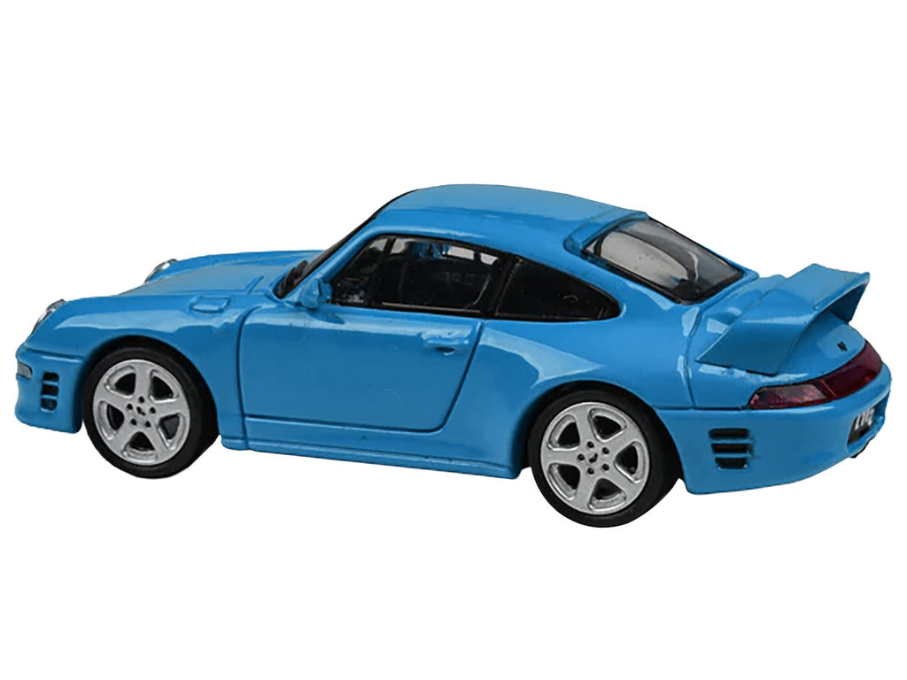 1995 RUF CTR2 Mexico Blue 1/64 Diecast Model Car by Paragon Models-1