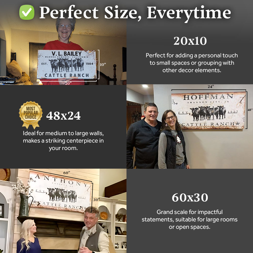 Cattle Ranch Sign X-3