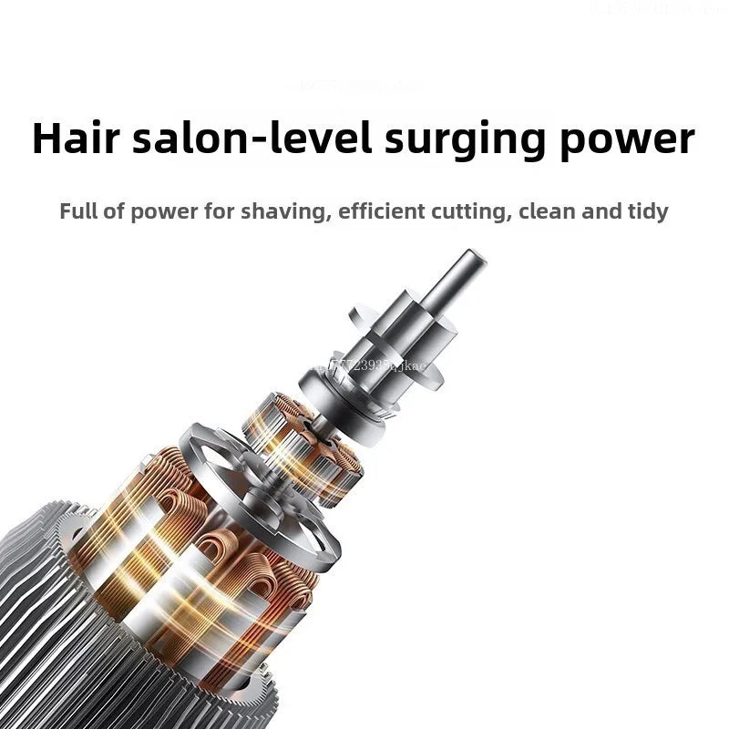 2 in 1 Electric Hair Clipper & Shaver Wireless Barber Trimmer for Men Grey-3