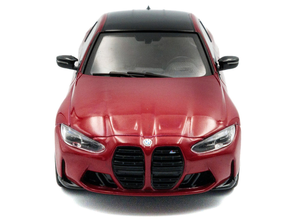 2023 BMW M4 Competition (G82) Imola Red with Black Top 1/43 Diecast Model Car by Solido-2