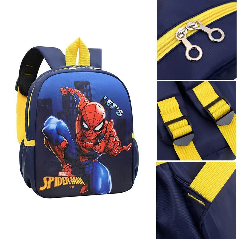 Spider-Man Kids Backpack Large Capacity School Bag-1