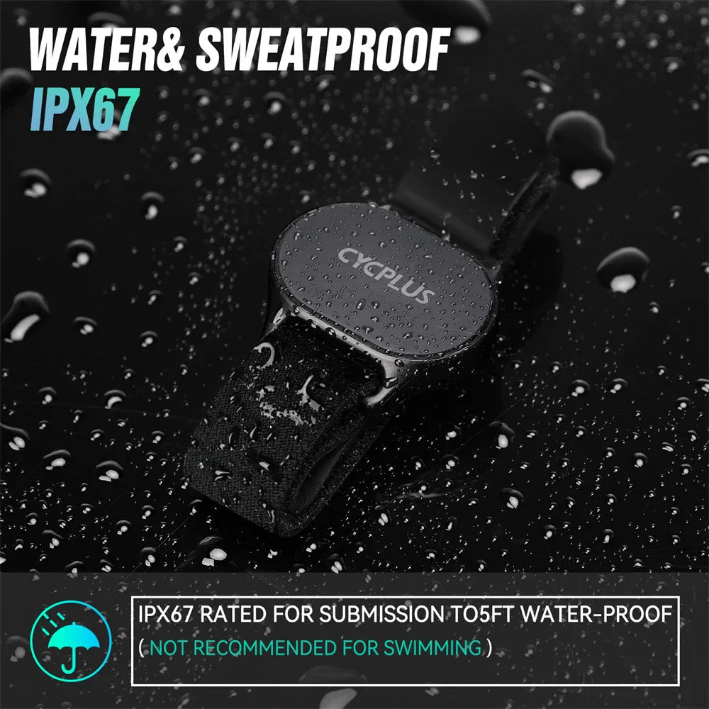 Bluetooth And ANT+ Heart Rate Sensor Armband Ultra-Light Fitness Monitor Black-1