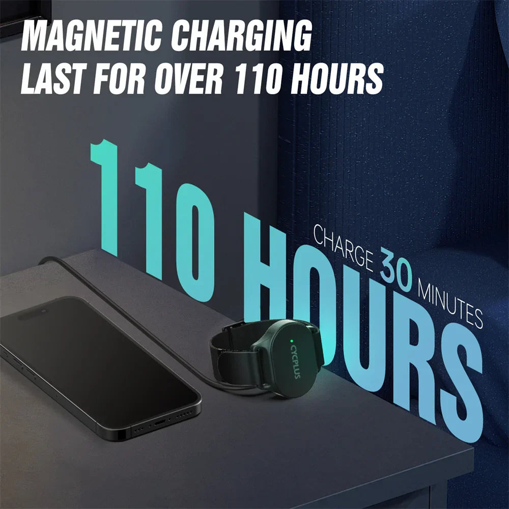 Bluetooth And ANT+ Heart Rate Sensor Armband Ultra-Light Fitness Monitor Black-4