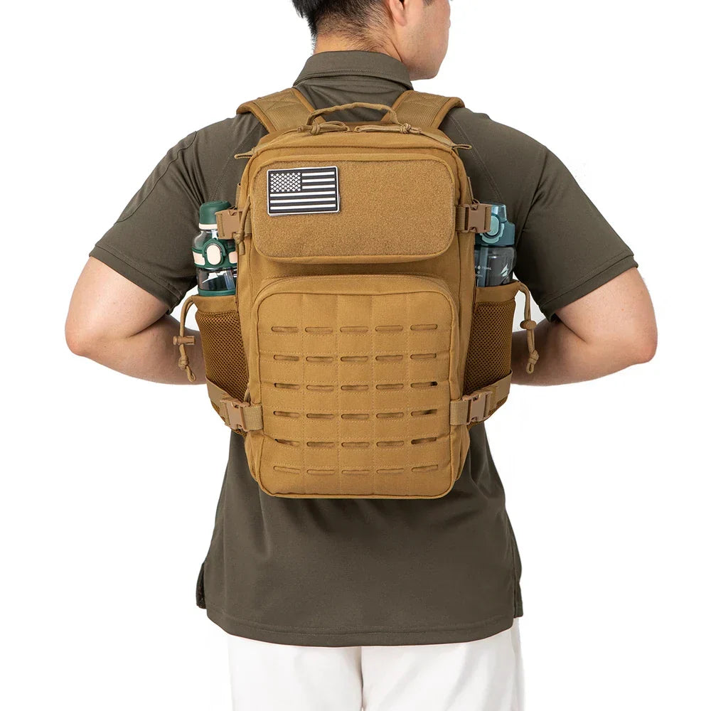 25L Military Tactical Backpack with MOLLE Modular Design-3