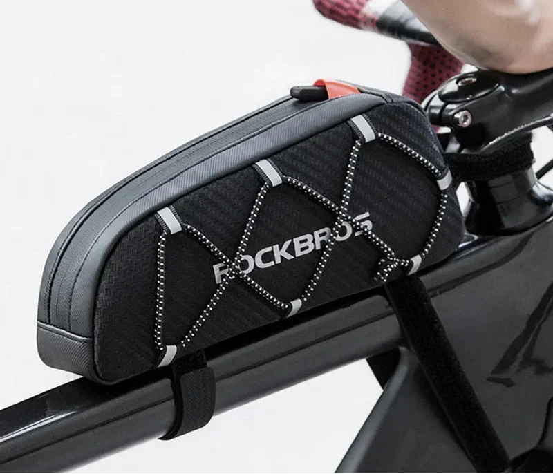 Waterproof Top Tube Bike 1L Ultralight Cycling Bag Black-1