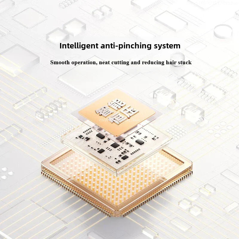 2 in 1 Electric Hair Clipper & Shaver Wireless Barber Trimmer for Men Grey-4