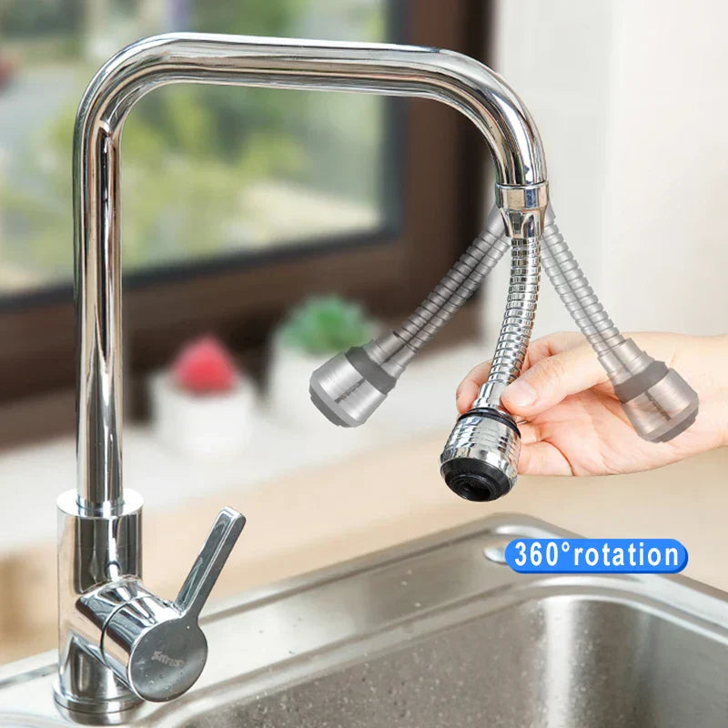 NNEOBA Kitchen Gadgets 2 Modes 360 Rotatable Bubbler High Pressure Faucet