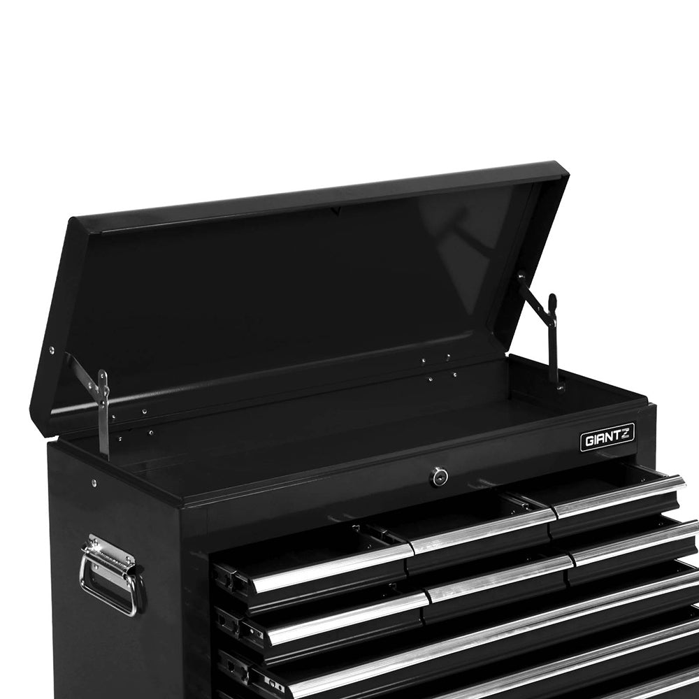 NNEDSZ 9 Drawer Mechanic Tool Box Storage - Black