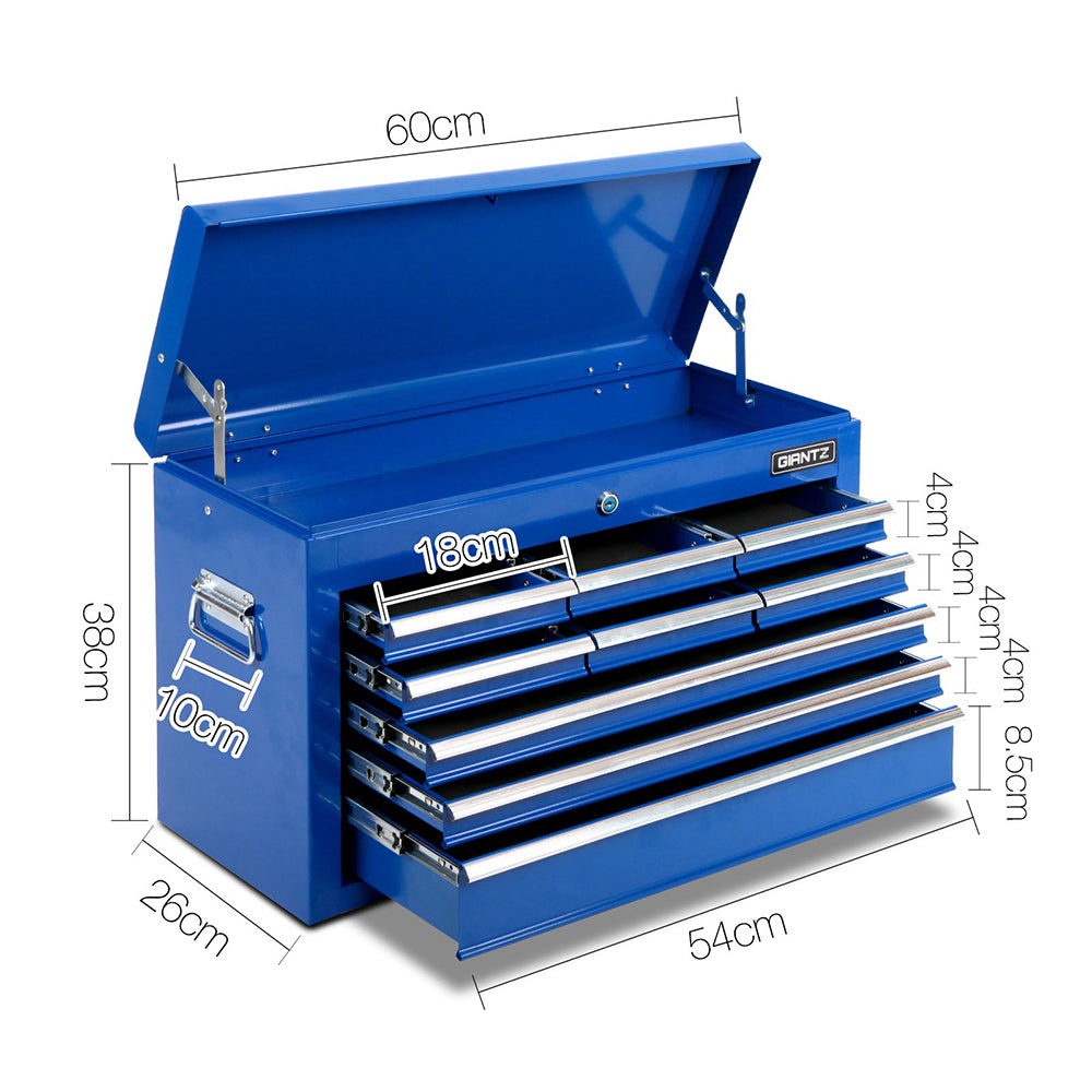 NNEDSZ 9 Drawer Mechanic Tool Box Storage - Blue